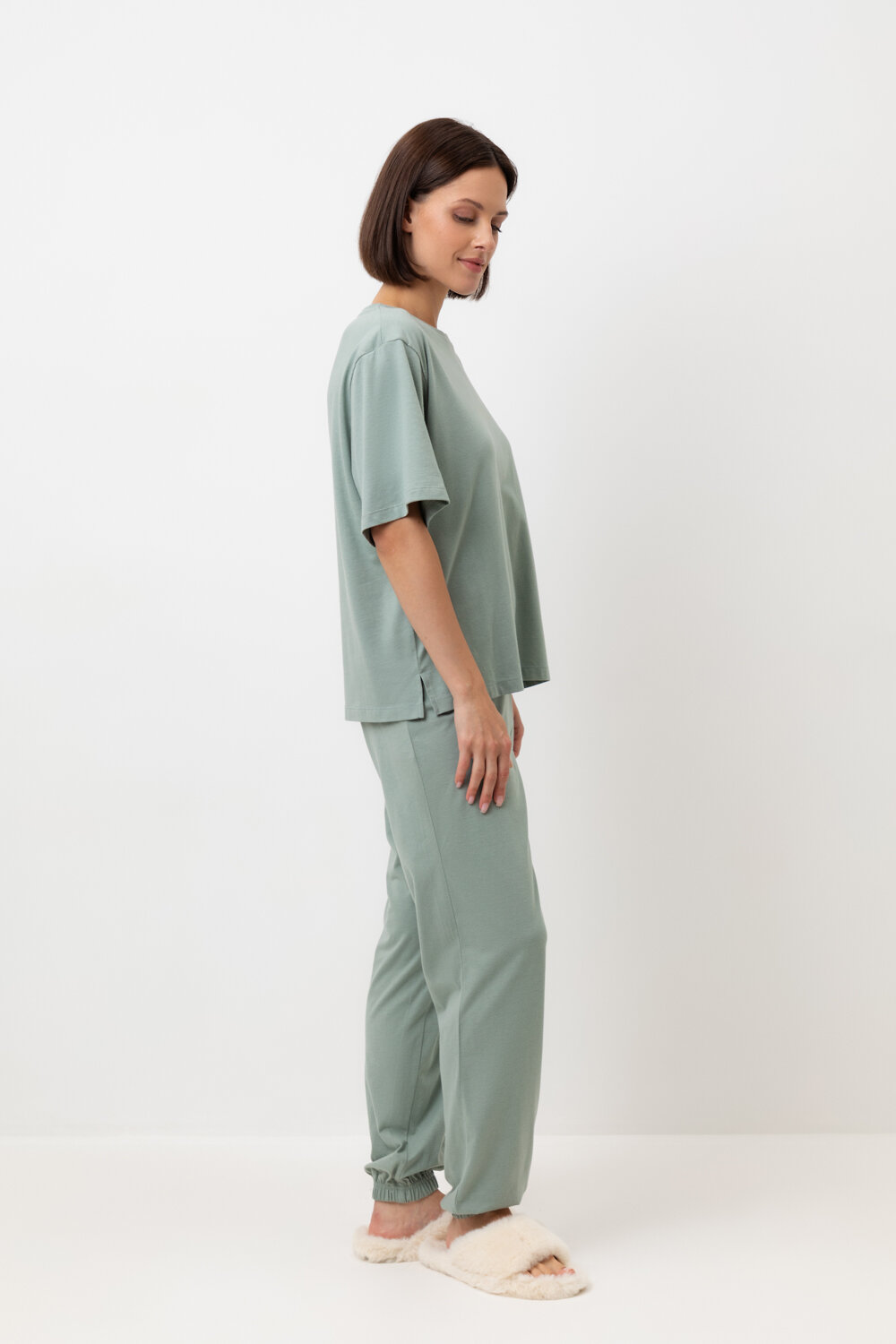 ст. цена2240руб.! Trikozza Пижама Е 20151сухой зеленый