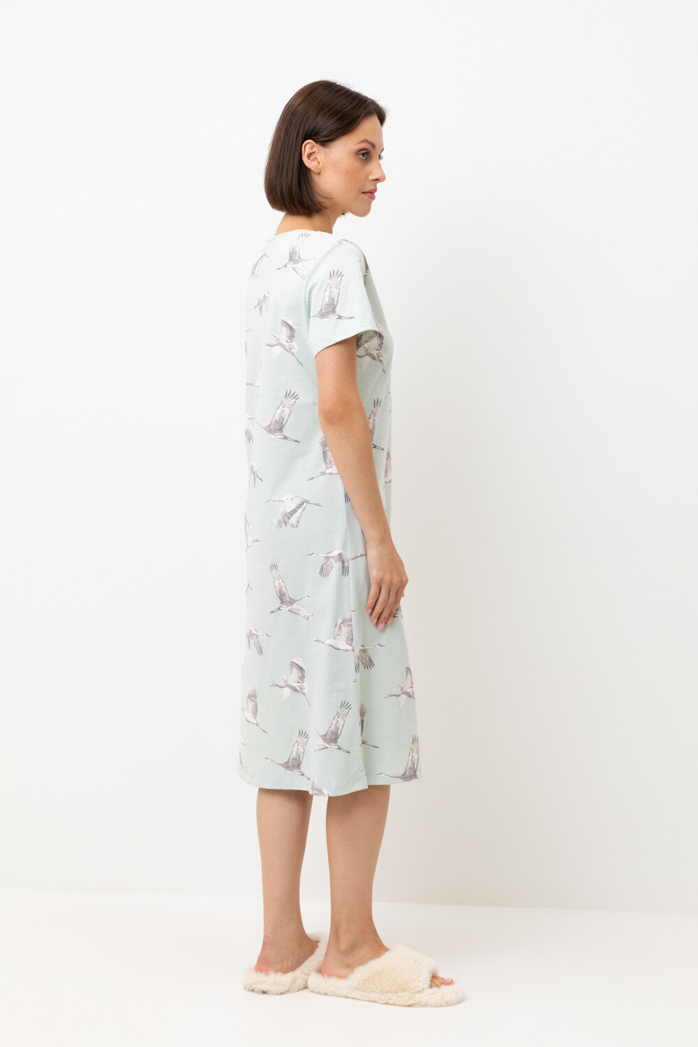 ст. цена1400руб.! Trikozza Сорочка Е 10054голубой