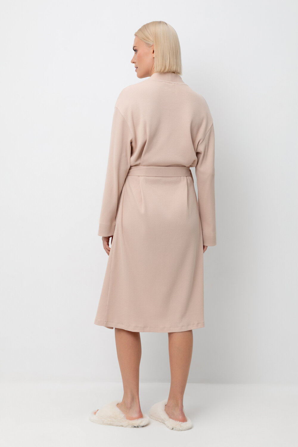 ст. цена2240руб.! Trikozza Халат Е 50026нюдовый беж