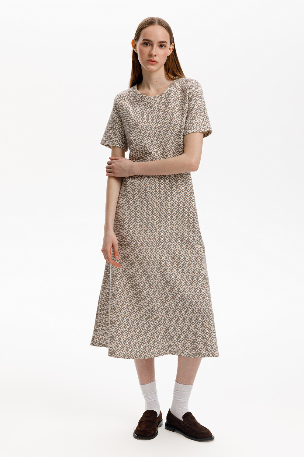 VERY NEAT Платье ЕВТ 5077 светло-серый5