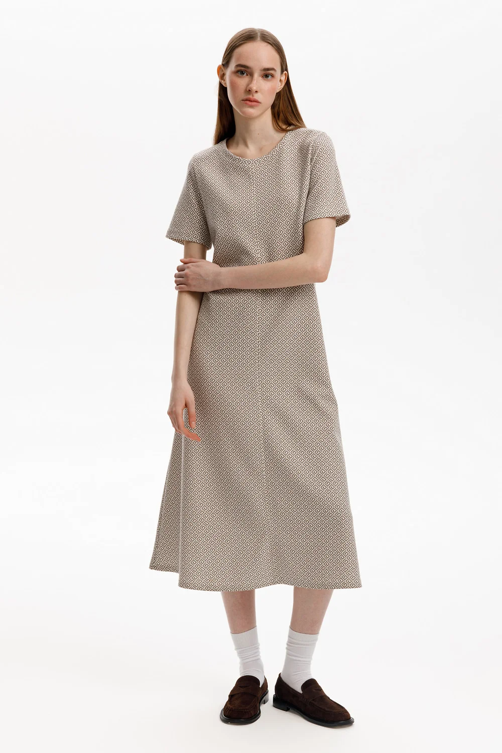 VERY NEAT Платье ЕВТ 5077 светло-серый5