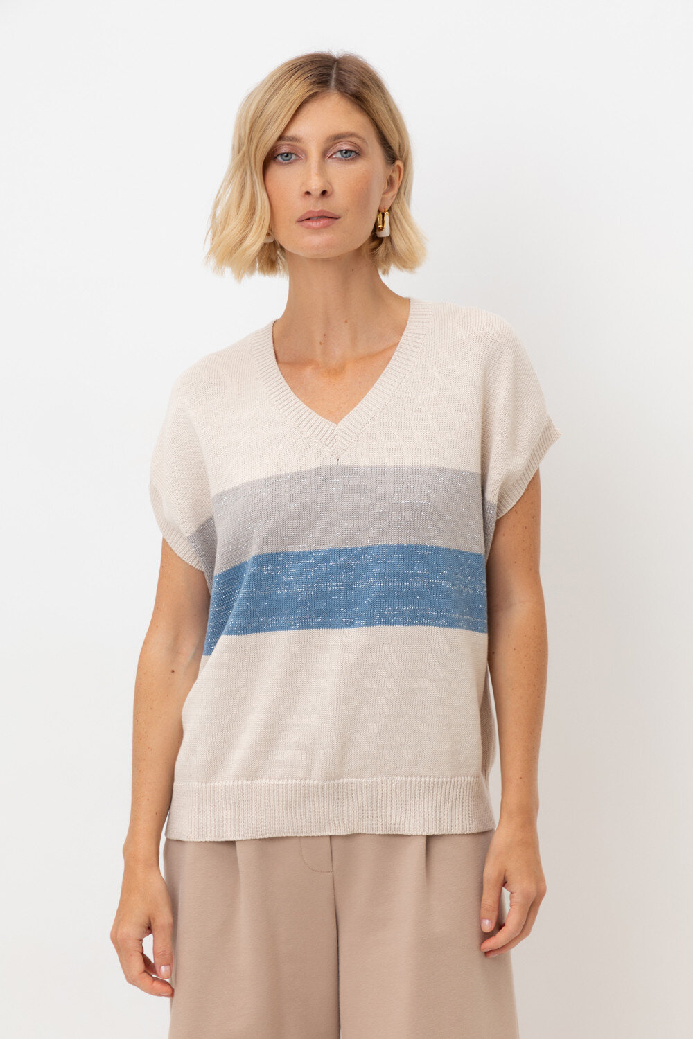 VERY NEAT Джемпер ЕВ 30213 светло-бежевый