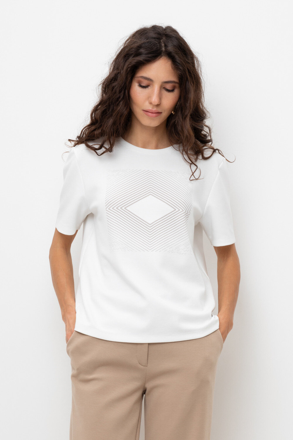 VERY NEAT Футболка ЕВТ 3297 бежевый