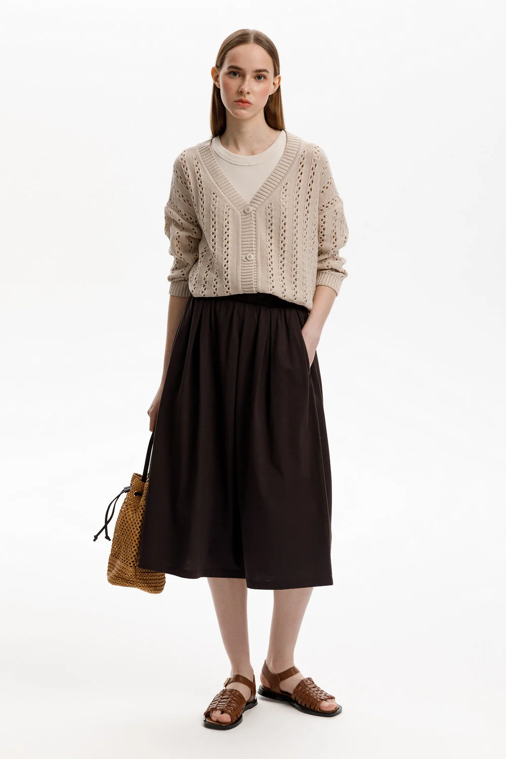 VERY NEAT Кардиган ЕВ 30217 бежевый