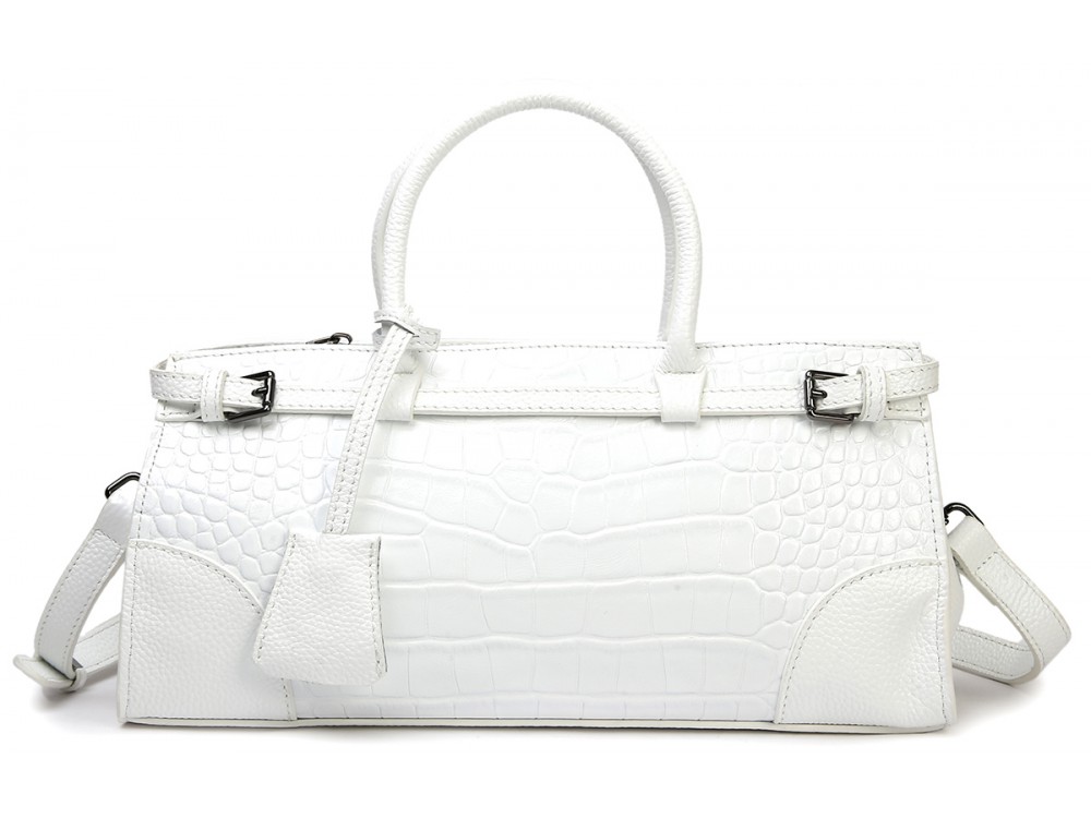 Сумка Lanotti CROCO LINE 8346/белый