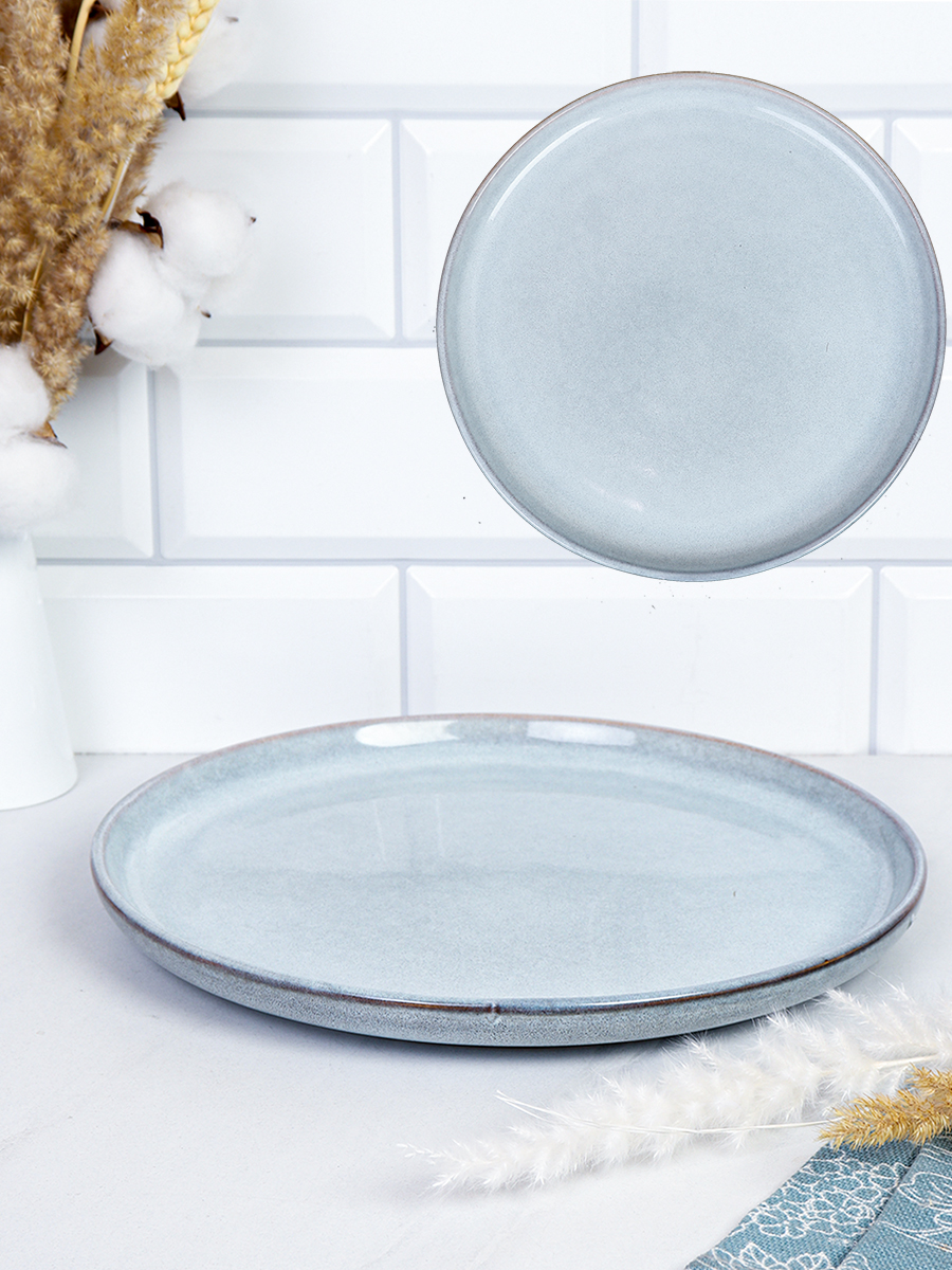 Тарелка 265 мм / 88012-10,5 /уп 6/12/ Глазурованное реактивное покрытие ДОП СКИДКА НА КОРОБ 2%