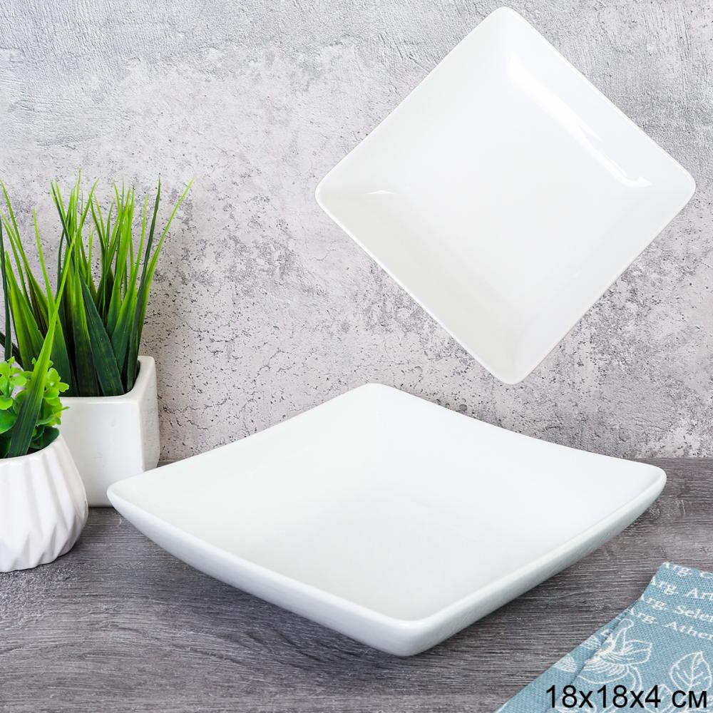 Тарелка квадратная 18,5 см / CF-136 /уп 36/745259