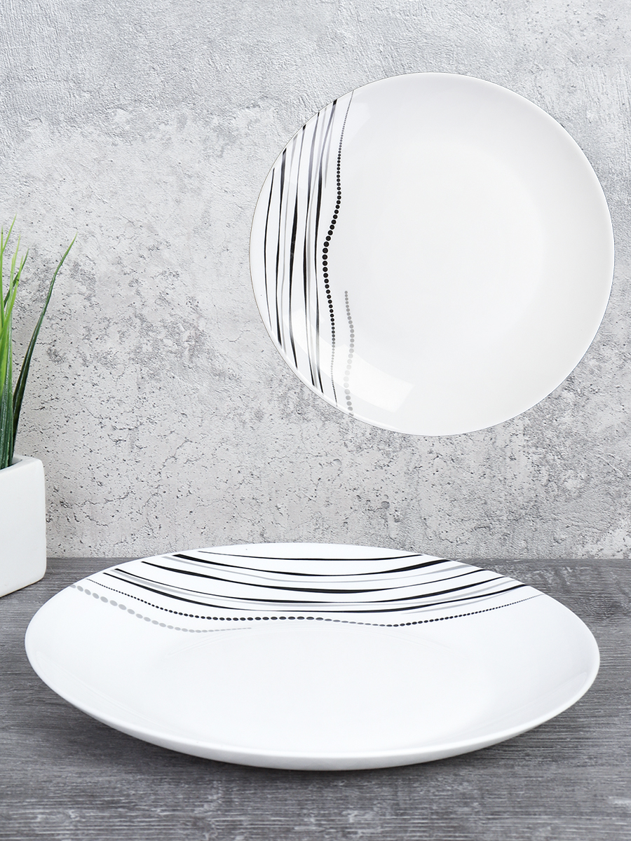 Тарелка 220 мм обеденная Евро Дэй / FLYGP85 (61026-1) /уп 6/48/ Волна