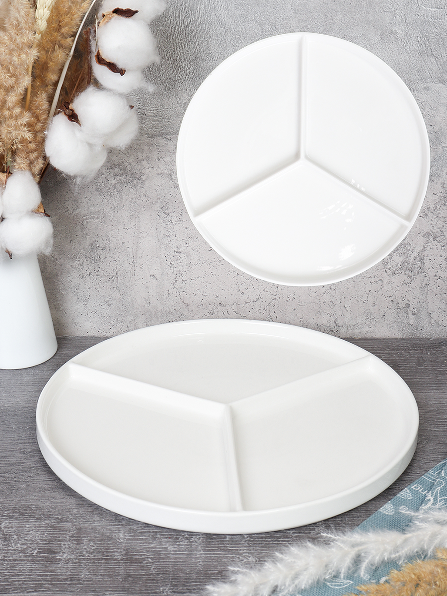 Тарелка для похудения 3 секции 26 см / WF-1258 /уп 16/