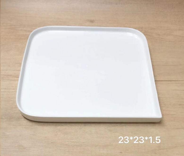 Тарелка квадратная 23 см / WE-641 /уп 21/