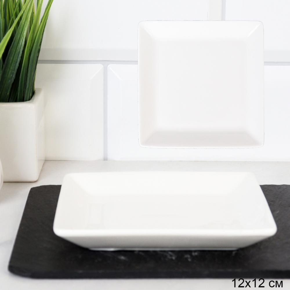 Тарелка квадратная 12 см / TF-110 /уп 160/