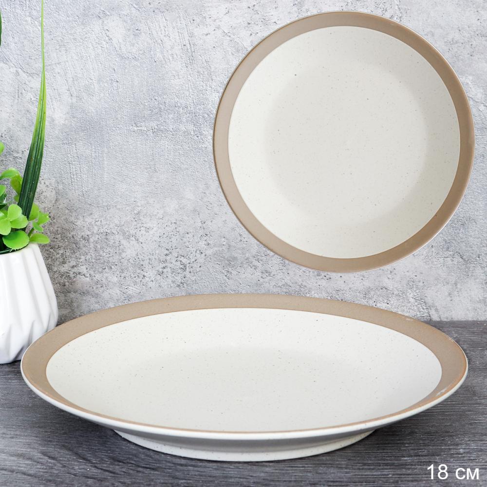 Тарелка круглая 18 см / SW-330 /уп 50/