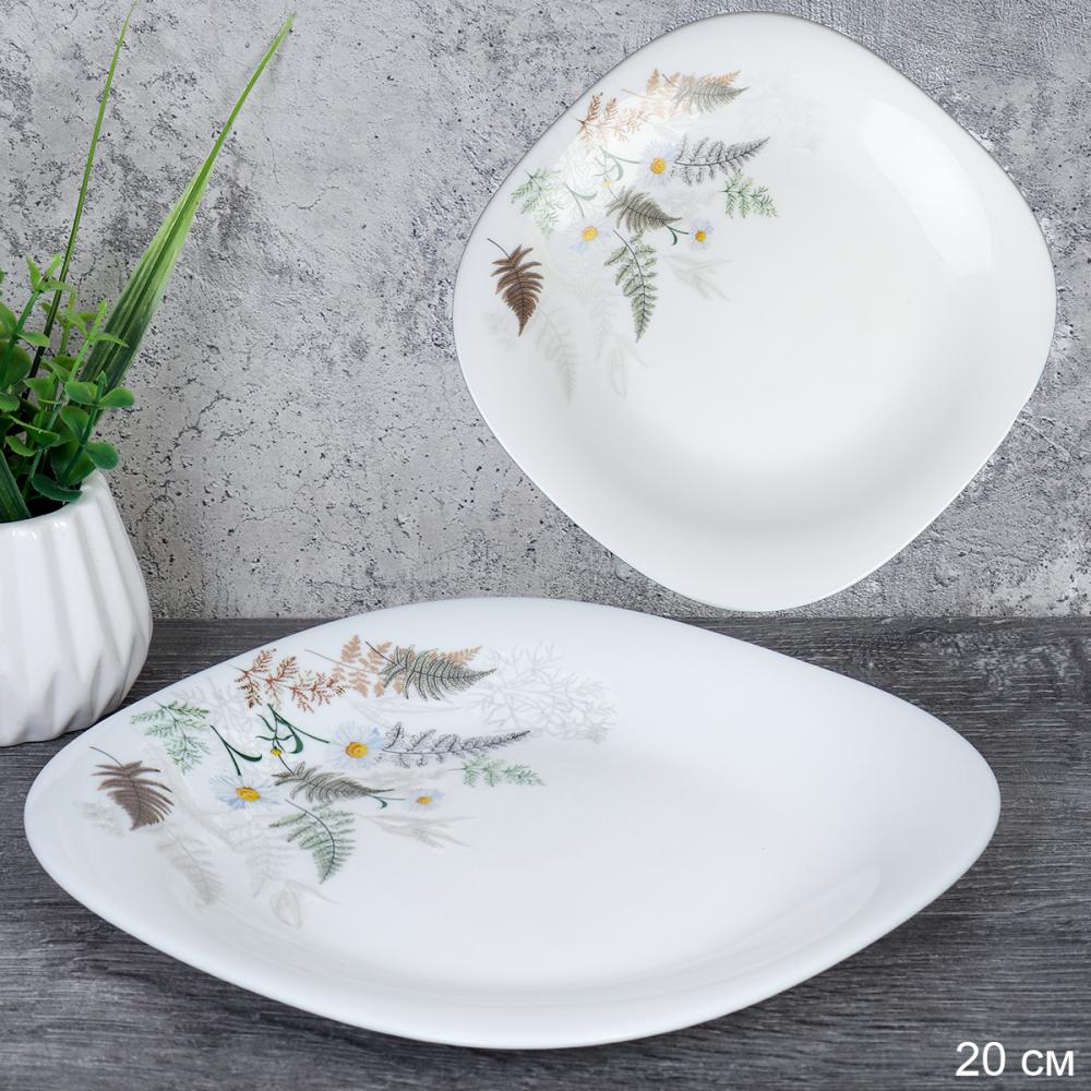 Тарелка квадратная 200 мм / FP-80XN (7445) /уп 6/48/