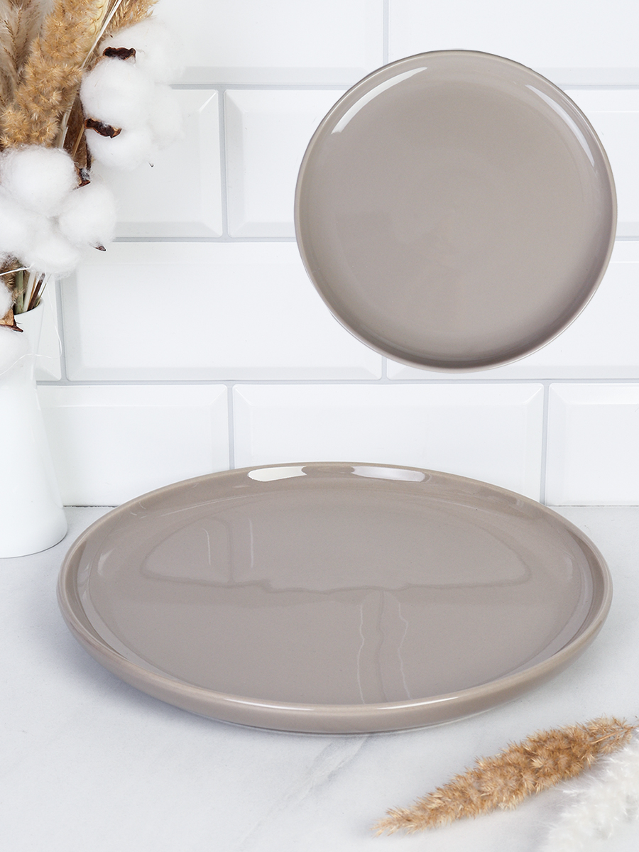 Тарелка 270 мм глянец / YF8003/ Мокко