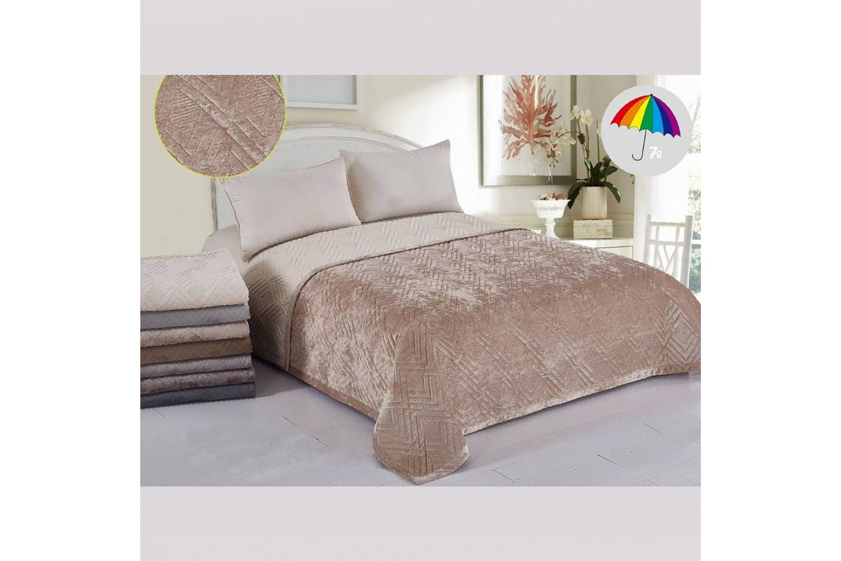 Покрывало велюровое 8083435 8084435 в ассортименте в Нижнем Новгороде