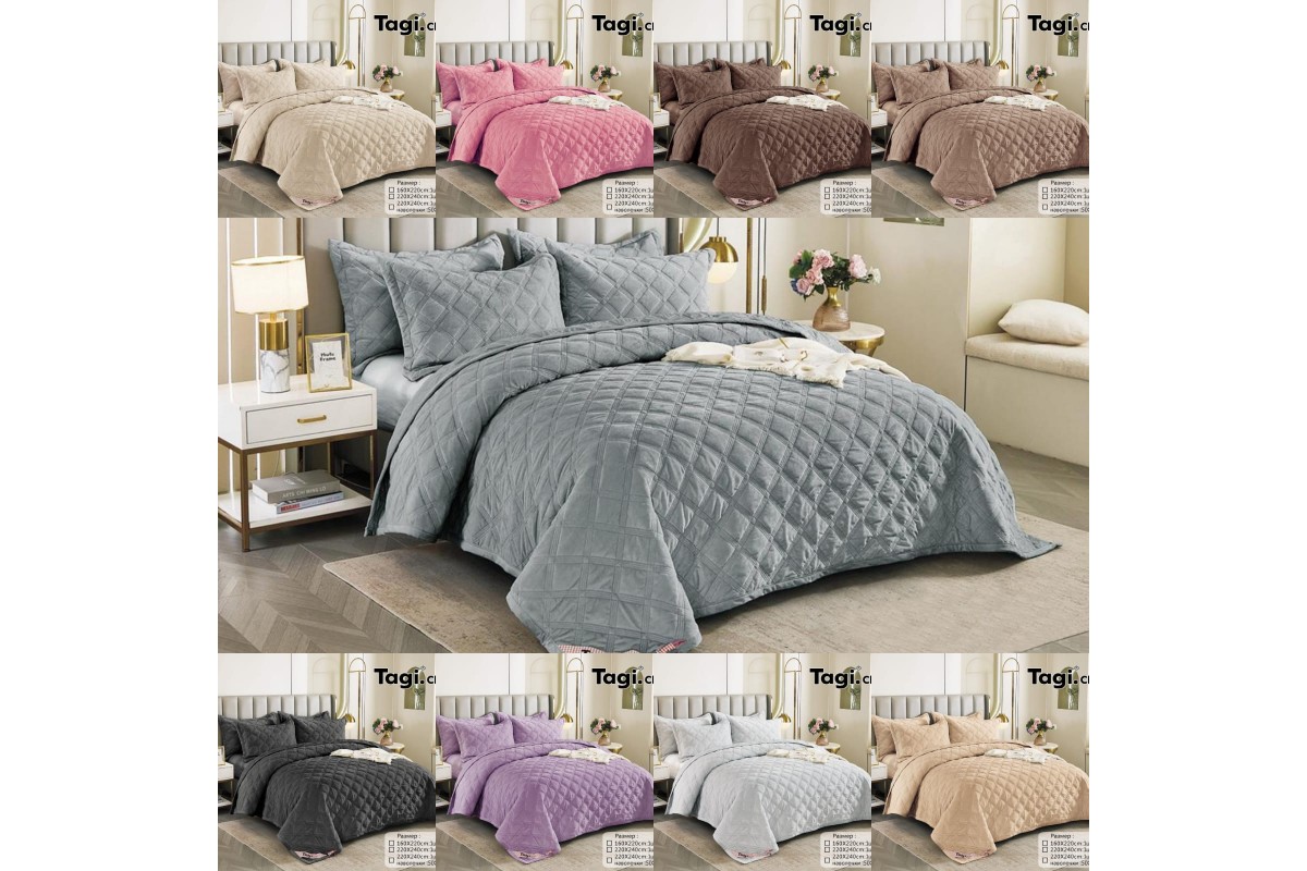 Покрывало велюровое ТС2 в ассортименте в Нижнем Новгороде