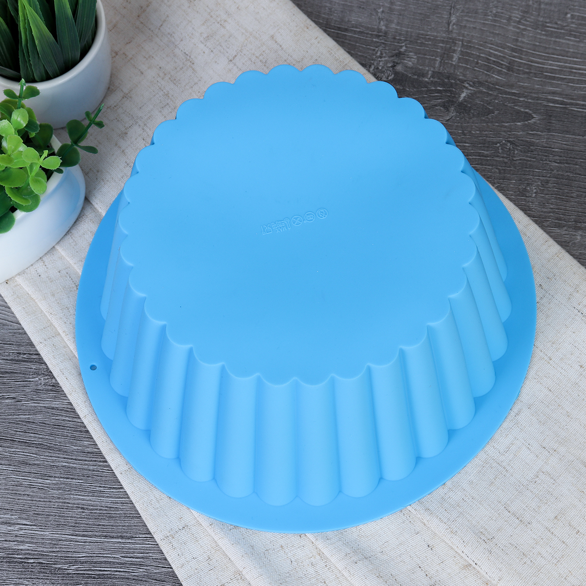 Форма для выпечки Кекс 19х9 см силиконовая круглая / HL-008 /уп 200/ 0,100/