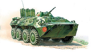 3558 - Сборная модель Российский БТР-80