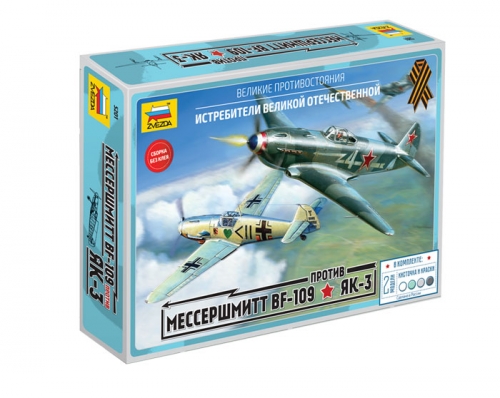 5201-Мессершмитт Bf-109 против Як-3