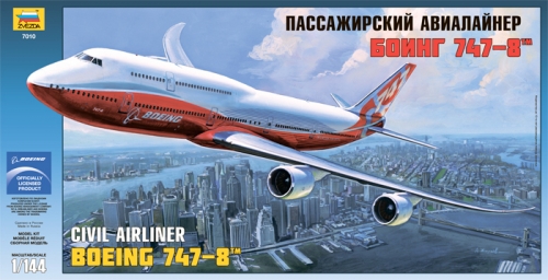 7010 - Сборная модель Боинг 747-8 
