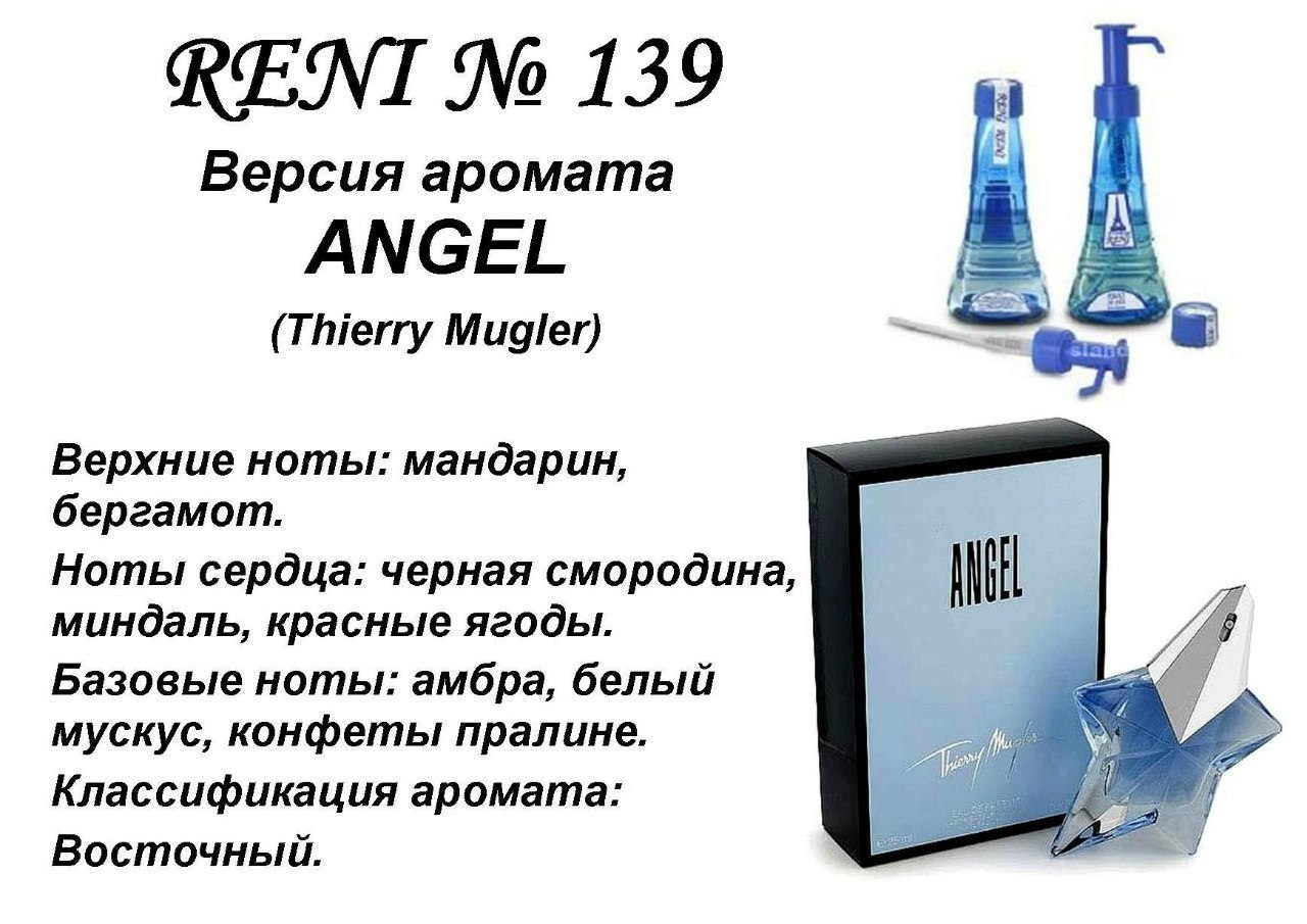 № 139 духи Reni Angel (Thierry Mugler) 100(мл)