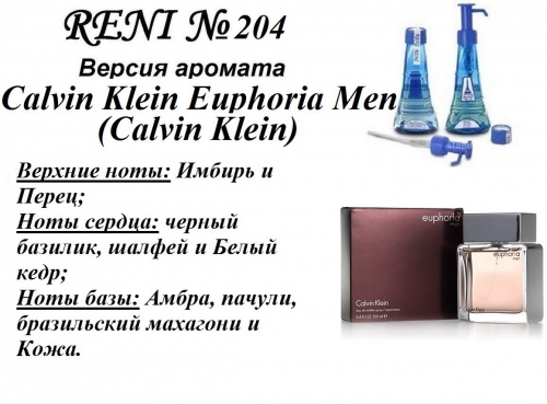 Calvin Klein Euphoria Men (Calvin Klein) 100мл for men версия аромата