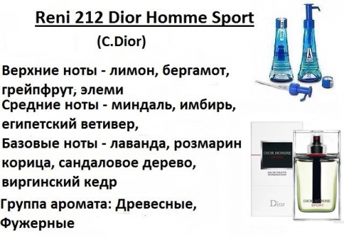 Dior Home Sport (Christian Dior) 100мл for men версия аромата