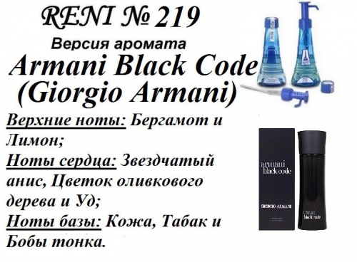 Armani Black Code (Giorgio Armani) 100мл for men версия аромата