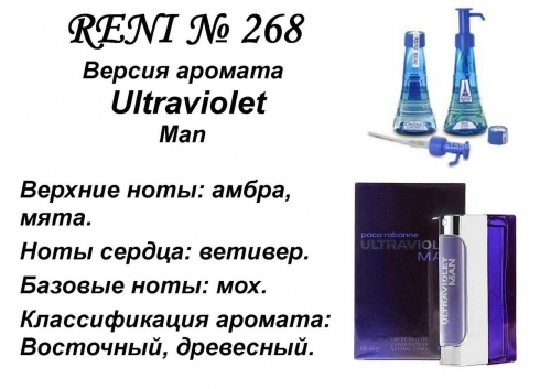 Ultraviolet (Paco Rabanne) 100мл for men версия аромата