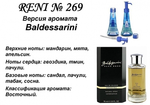 Baldessarini (Hugo Boss) 100мл for men версия аромата