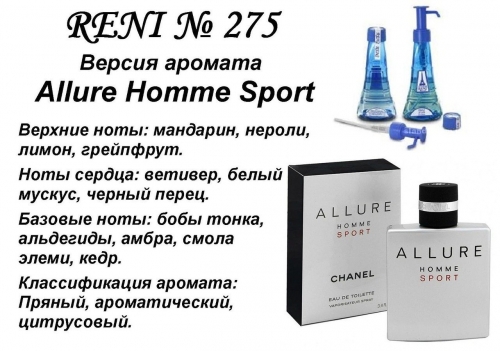 Allure Sport (Chanel) 100мл for men версия аромата