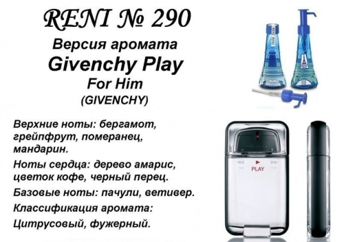Givenchy Play (Givenchy) 100мл for men версия аромата