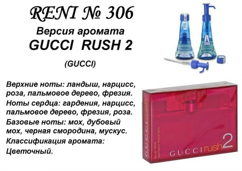 Gucci Rush ll (Gucci parfums) 100 мл версия аромата