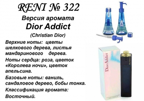Addict (Christian Dior) 100 мл версия аромата