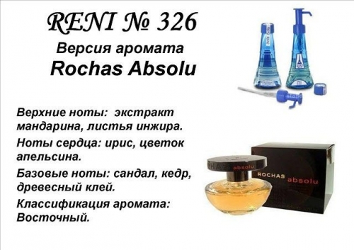 Absolu (Rochas) 100 мл версия аромата