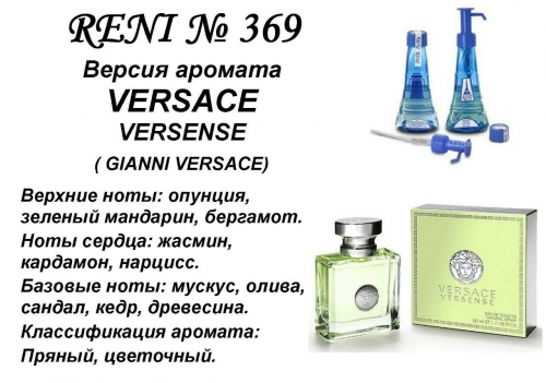 Versace Versence (Versace) 100 мл версия аромата