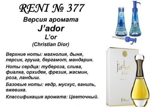 L'Or J'adore (Christian Dior) 100 мл версия аромата