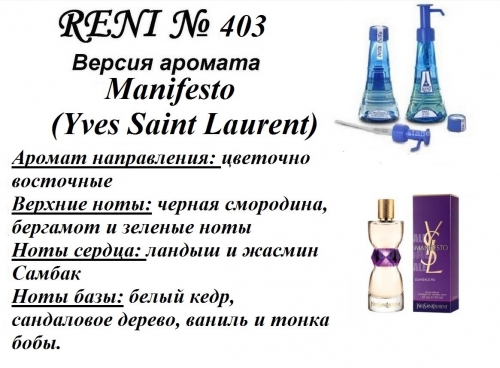 Manifesto (Yves Saint Laurent) 100 мл версия аромата