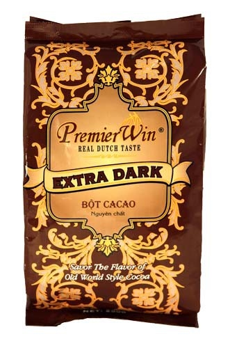 12.001 Какао-порошок Премьер Вин, Cосоа PremierWin Extra Dark 100% 250гр