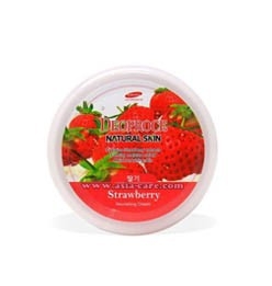 Крем для лица и тела на основе экстракта клубники Natural Skin Strawberry nourishing cream, 100гр