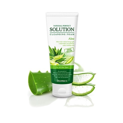 Успокаивающая пенка для умывания с экстрактом алоэ Natural Solution Cleansing Foam Green Edition Aloe 170 мл