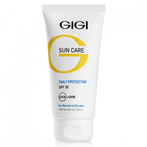 GG Крем увлажняющий защитный для сухой и нормальной кожи SPF30, GIGI SUN CARE DAILY PROTECTOR For Normal to Dry skin SPF 30 50ml