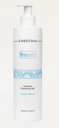 CH Очищающий гель Азулен для всех типов кожи, Fresh Azulene Cleansing Gel, Christina 300мл