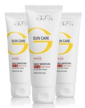 GG Крем увлажняющий защитный антивозрастной SPF50, GIGI SUN CARE DAILY MOISTURE SPF 50, 75ml