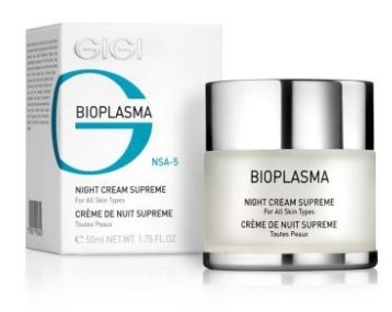 GG Hочной питательный крем, GiGi Bioplasma Night Cream Supreme