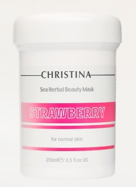 CH Клубничная маска красоты для нормальной и чувствительной кожи, Sea Herbal Beauty Mask Strawberry Christina