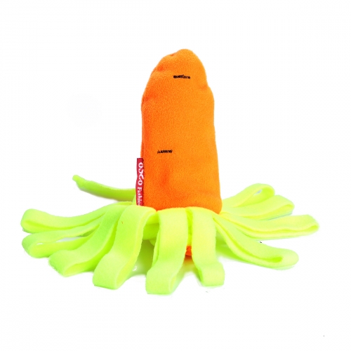 «Морковь» с неубиваемой пищалкой, игрушка для собак