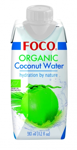 Органическая кокосовая вода 330 мл