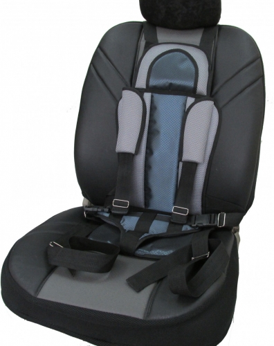 Кресло бескаркасное для перевозки детей в автотранспорте 9-36 кг, цвет ромб-серый.	