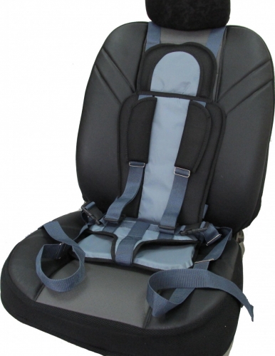 Кресло бескаркасное для перевозки детей в автотранспорте 9-36 кг, цвет серый.	